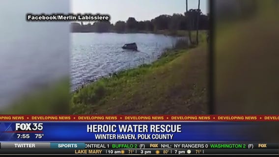 Heroic water rescue in Winter Haven