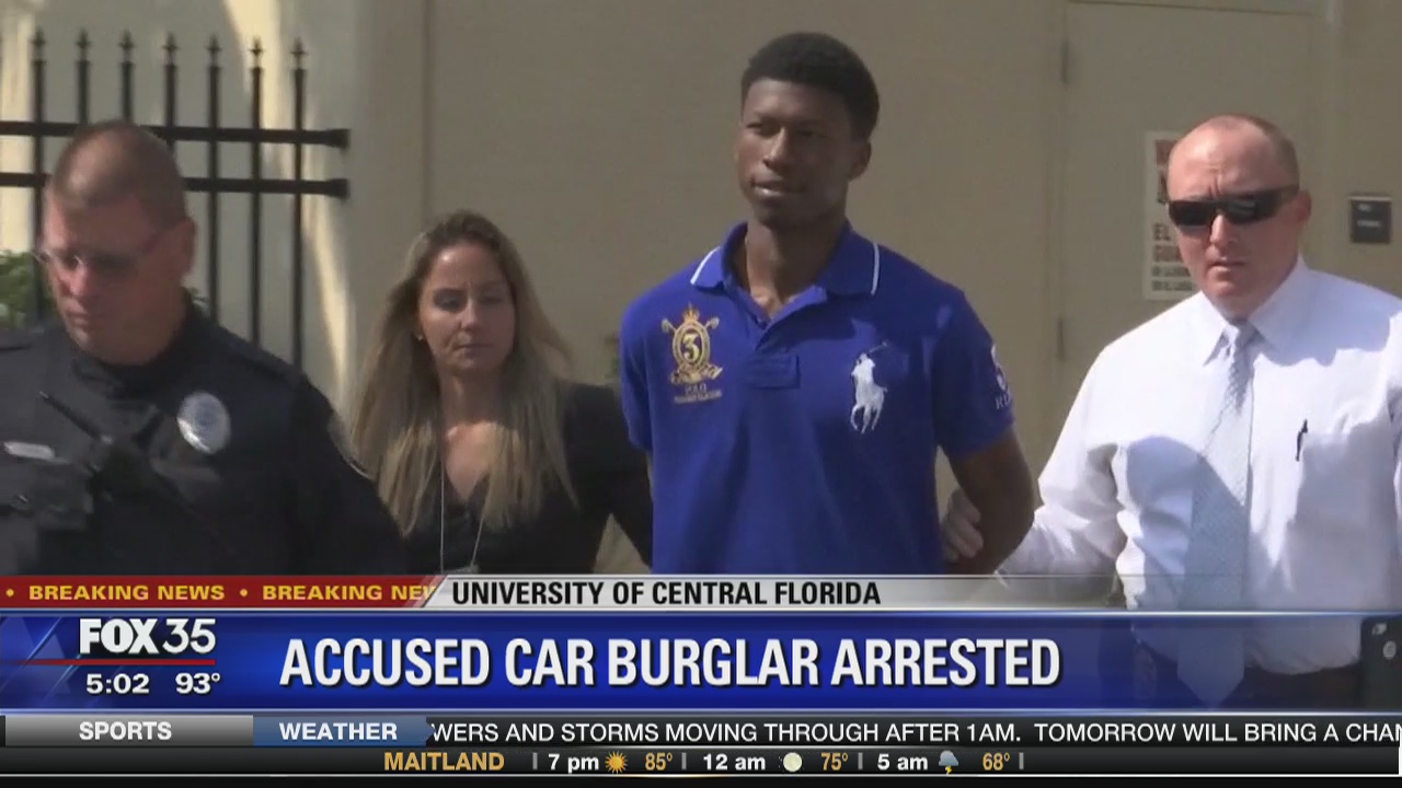 Accused UCF car burglar arrested