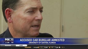 Accused UCF car burglar arrested