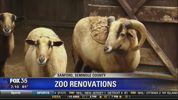Zoo renovations in Sanford