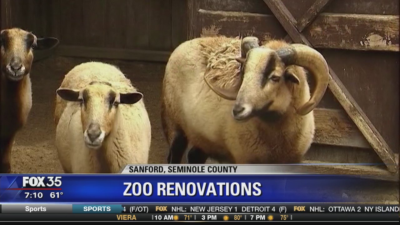 Zoo renovations in Sanford