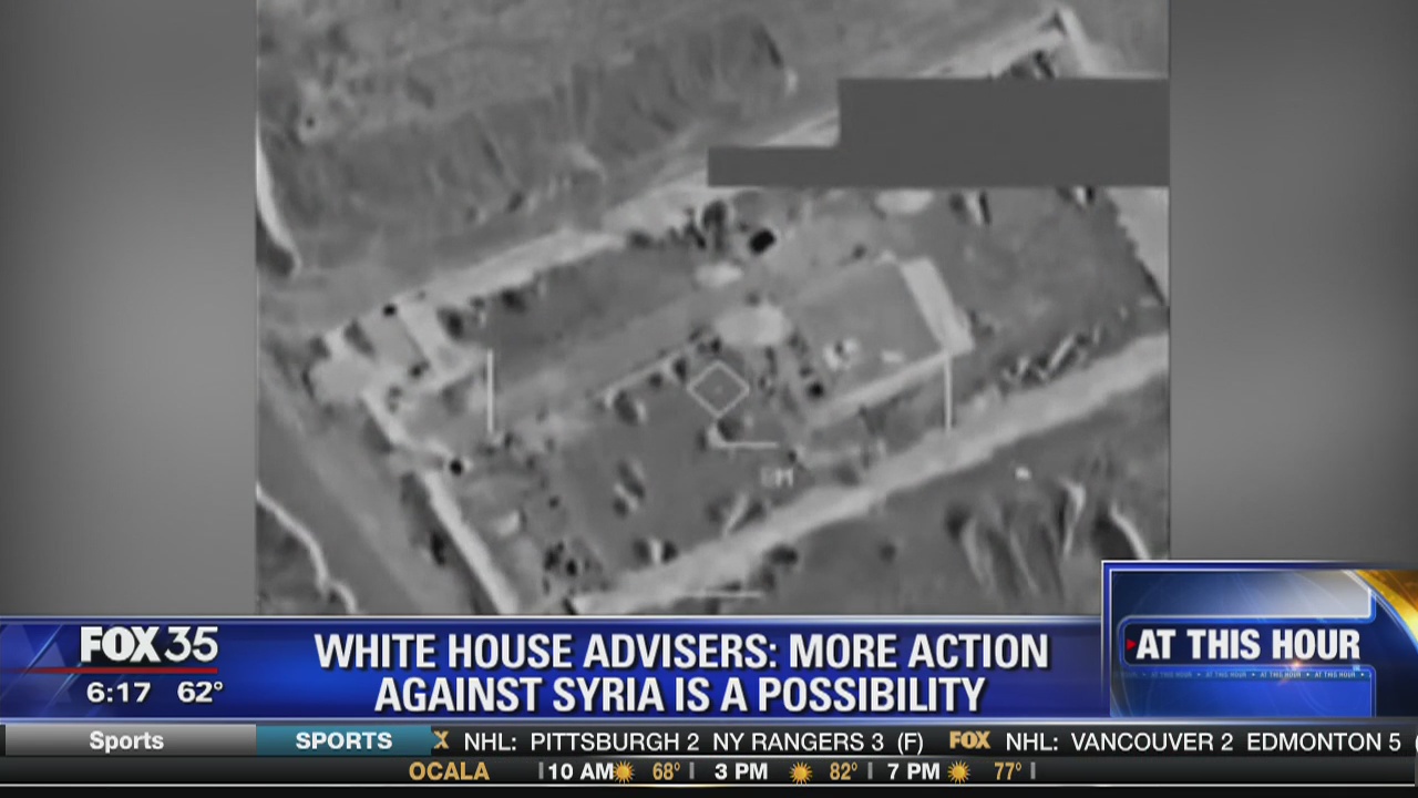 White House Advisors: more action against Syria is a possibility