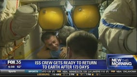 ISS crew gets ready to return to earth after 173 days