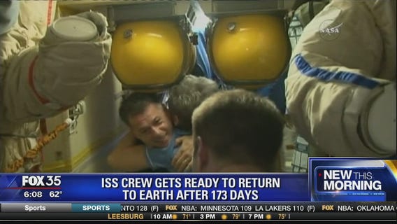 ISS crew gets ready to return to earth after 173 days