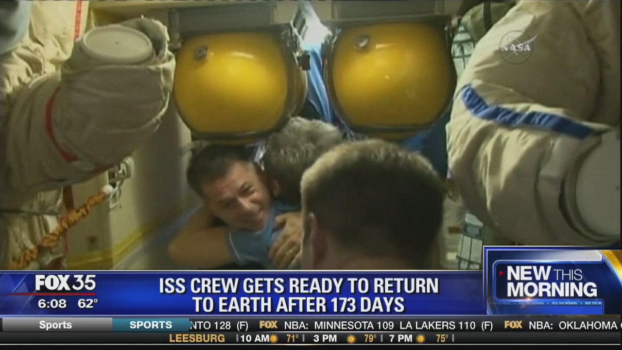 ISS crew gets ready to return to earth after 173 days
