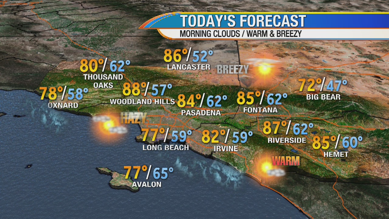 Weather Forecast for Monday, April 27