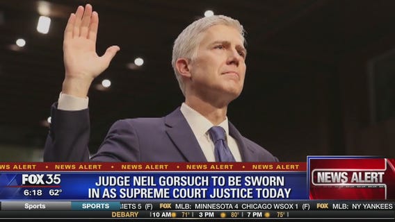 Judge Neil Gorsuch to be sworn in as Supreme Court Justice today