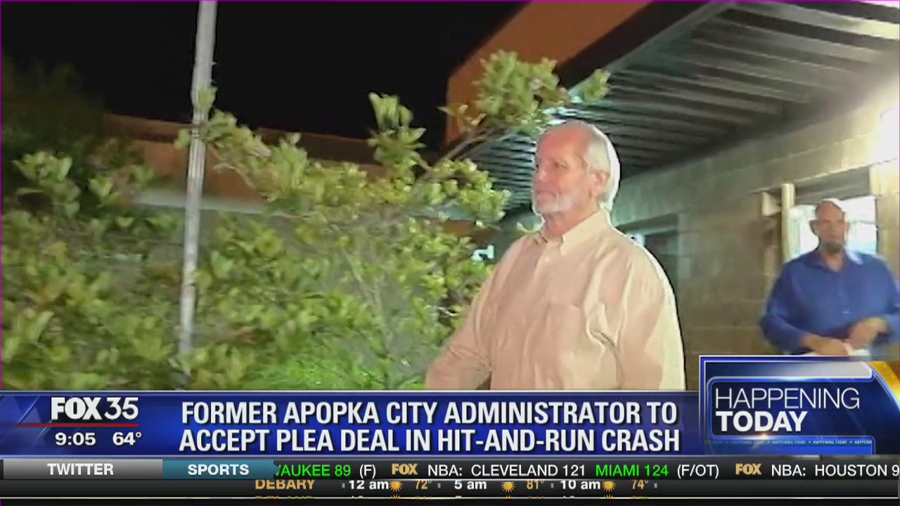 Former Apopka city administrator to accept plea deal in hit-and-run crash
