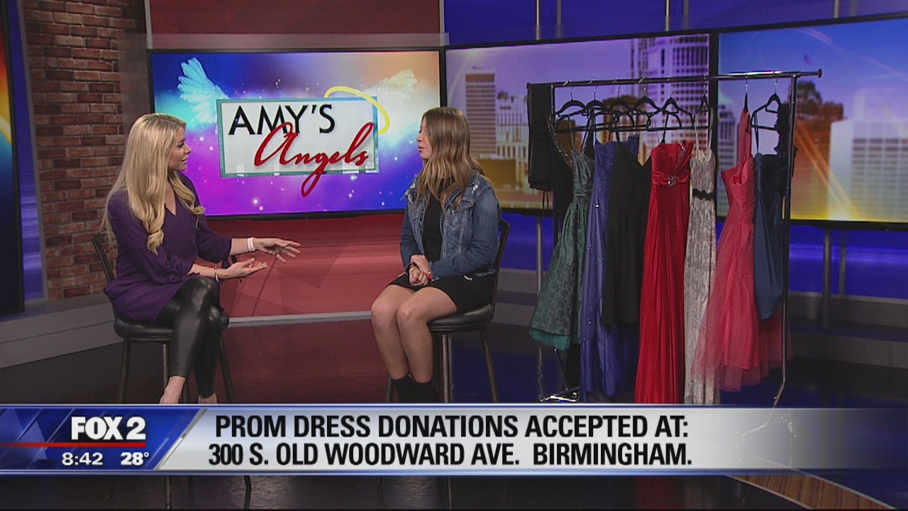 Teen starts nonprofit collecting prom dresses for Detroit students