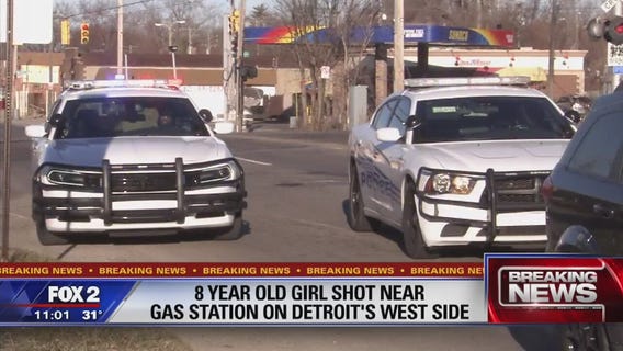 Girl, 8, hit when man starts 'randomly' shooting near gas station: police
