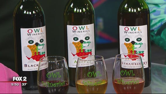 Owl Wineries making Michigan fruit wines