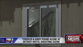 Two young children found alone in Detroit motel after shooting