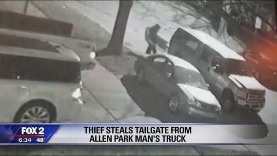 Thief steals tailgate from Allen Park man's truck