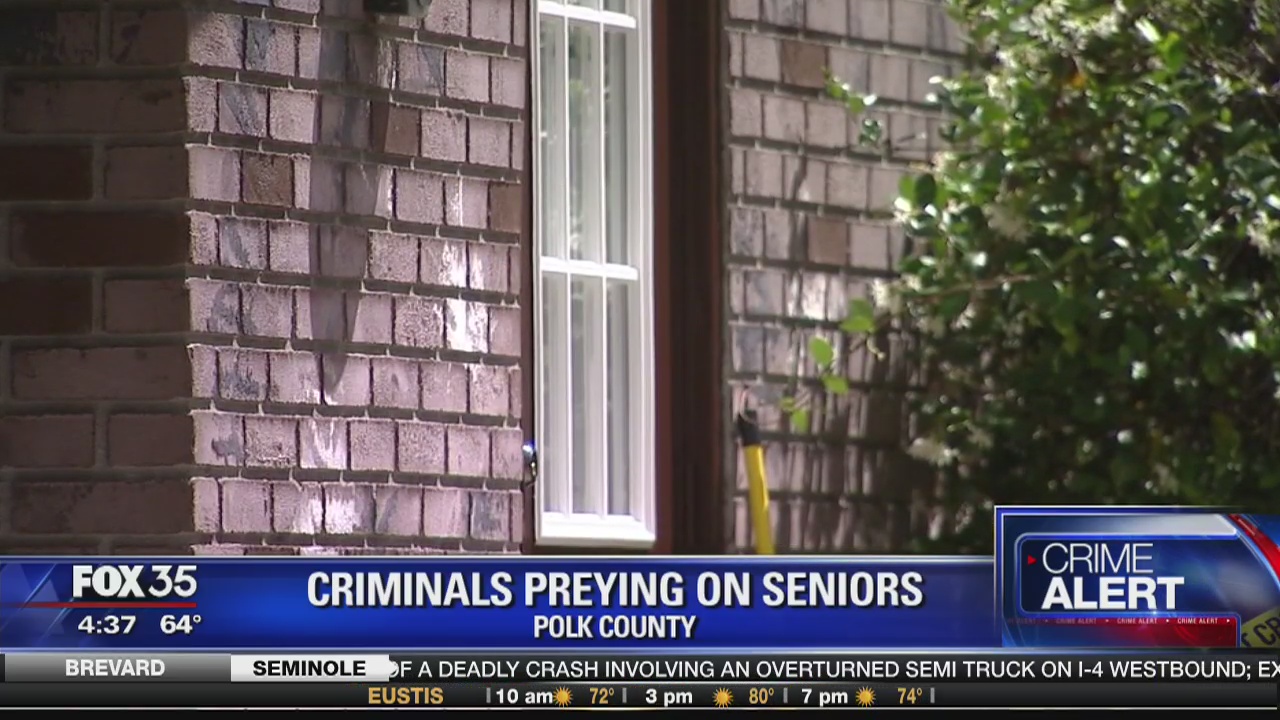 Criminals preying on seniors