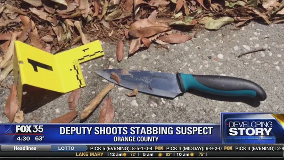 Deputy shoots stabbing suspect