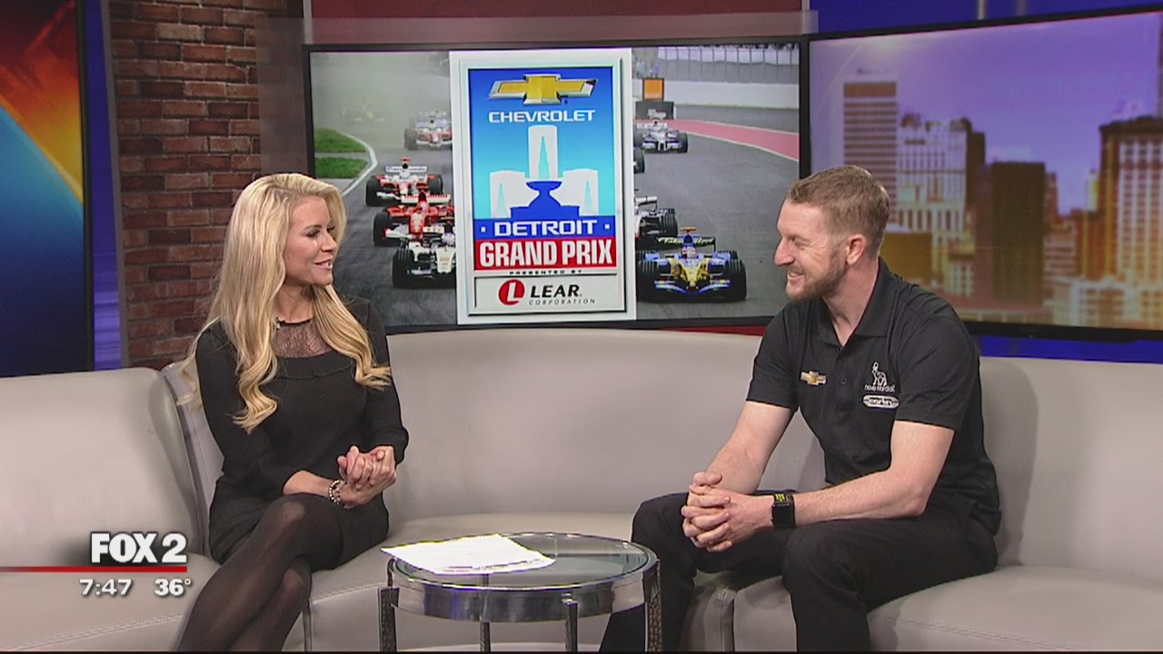 Charlie Kimball at Grand Prix Night at Little Caesars Arena