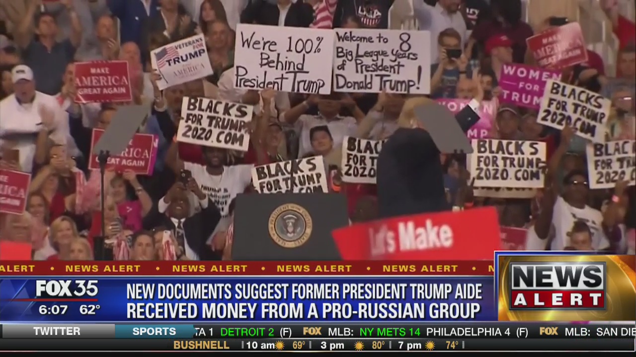 New documents suggest former President Trump Aide received money from a pro-Russian group