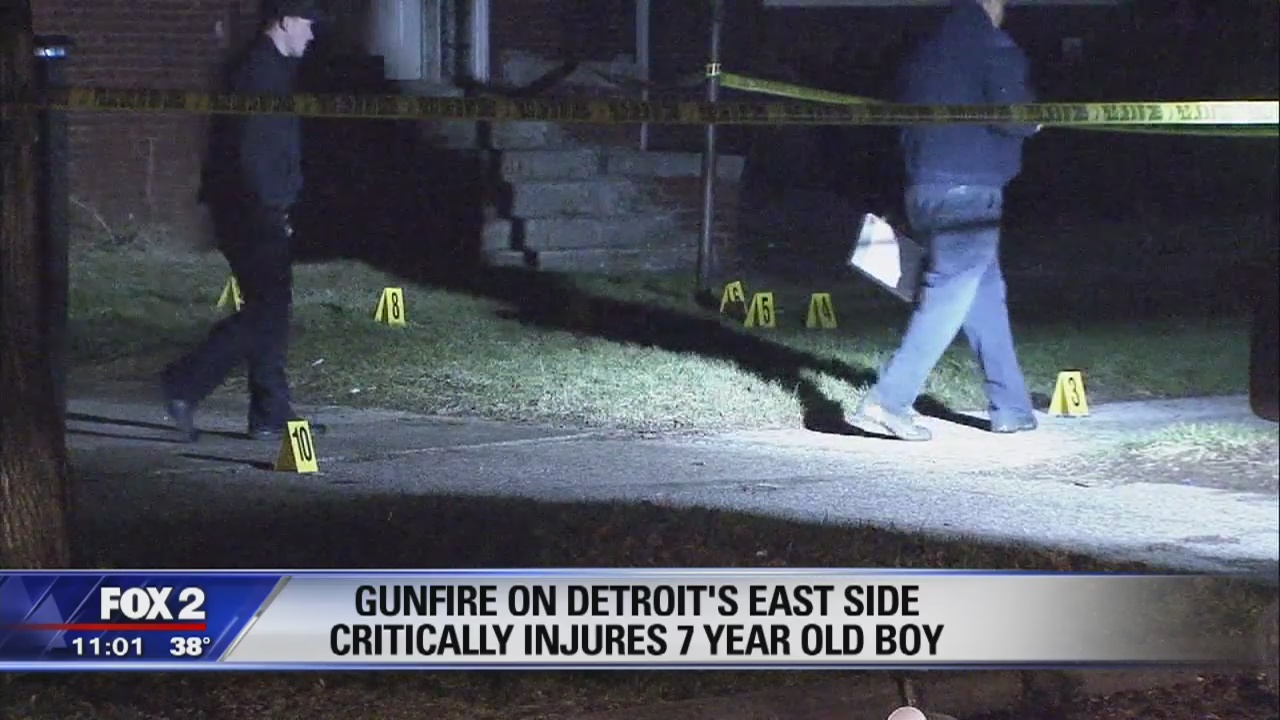 7-year-old boy critically hurt when bullet comes through bedroom window