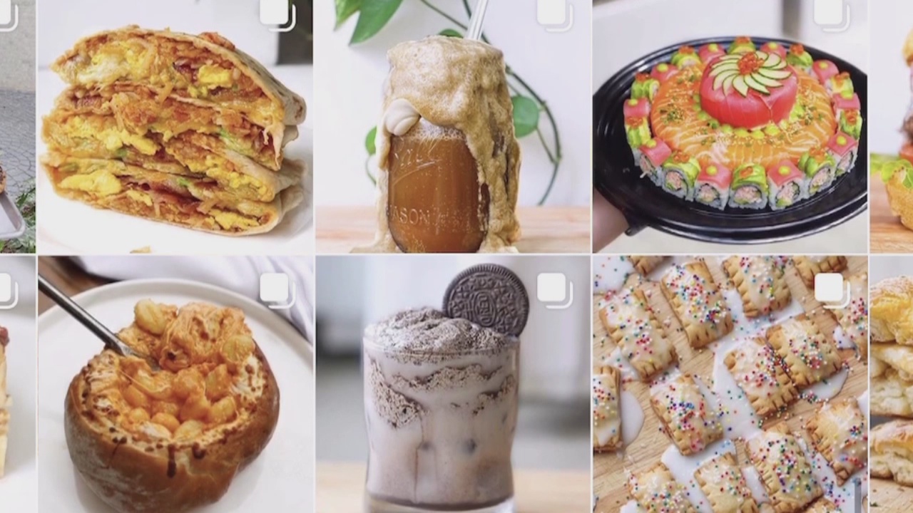 Comfort foods trend on Instagram during pandemic