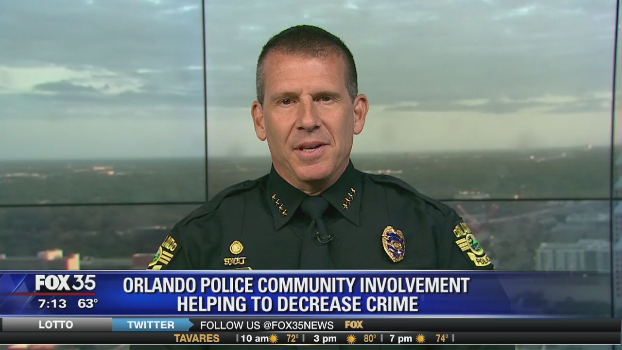 Orlando police community involvement helping to decrease crime