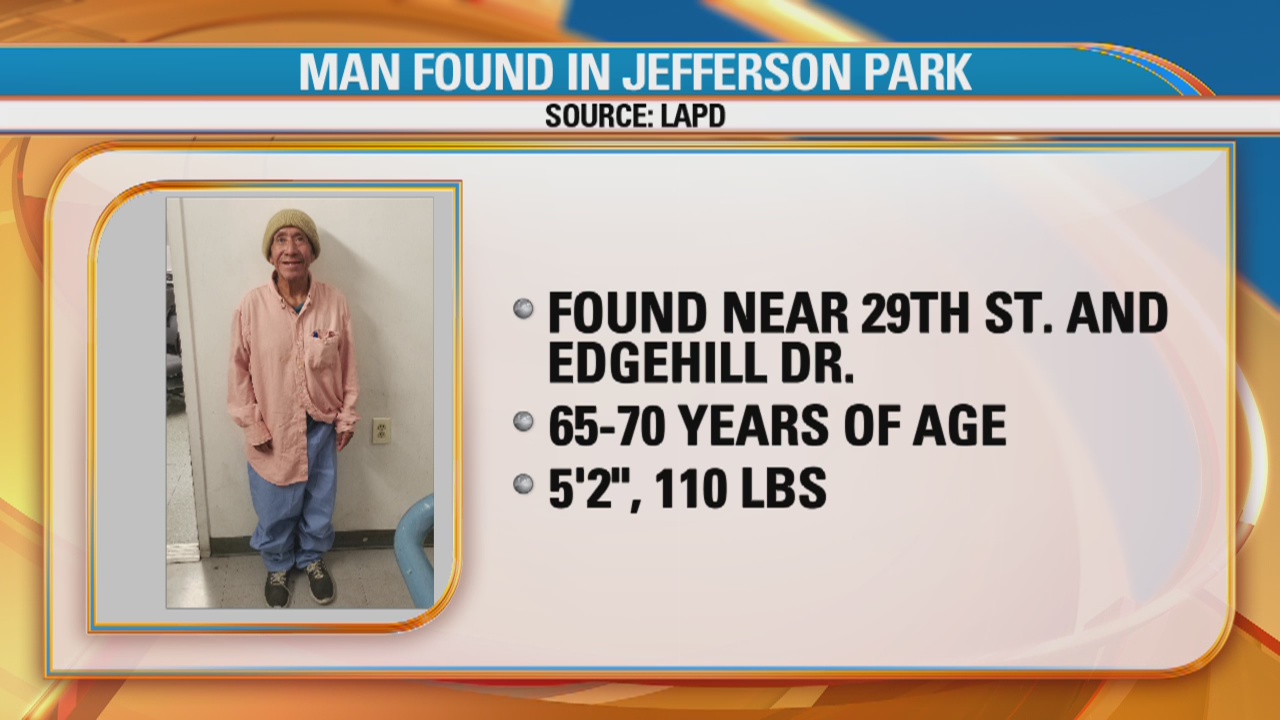Police need help identifying man found wandering streets in Jefferson Park
