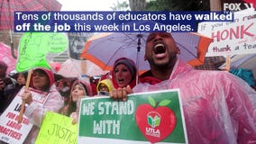 Head of striking LA teachers' union hopes talks will resume 'soon'
