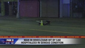 Man in wheelchair seriously hurt by hit-and-run driver on Woodward