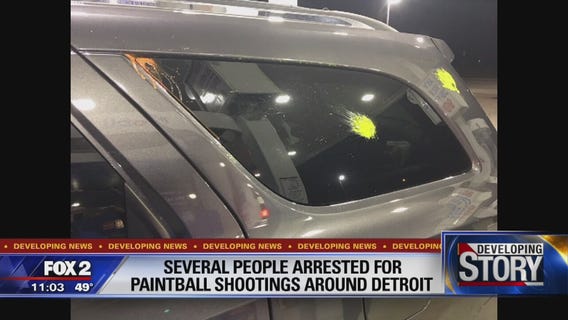Detroit police issue warnings about paintball shootings around city
