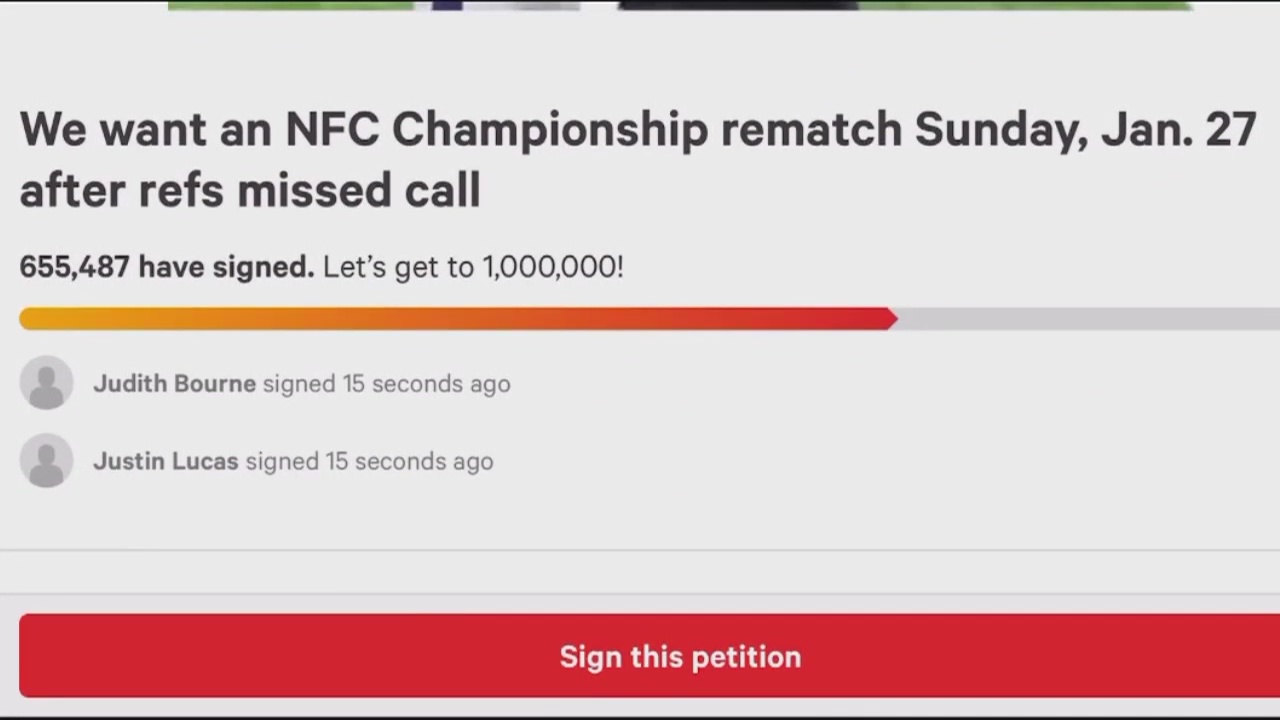 Some Saints fans call for rematch after missed call