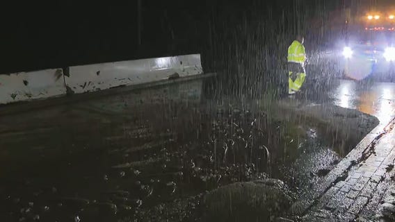 Rain falling in Lake Elsinore has residents worried about mudslides