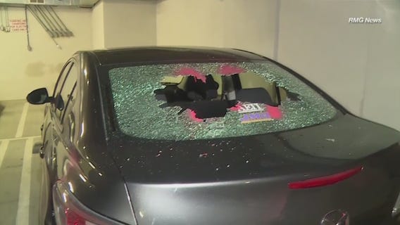 Eight cars in San Fernando Valley apartment building vandalized overnight
