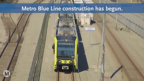 Metro Blue Line closure begins Saturday