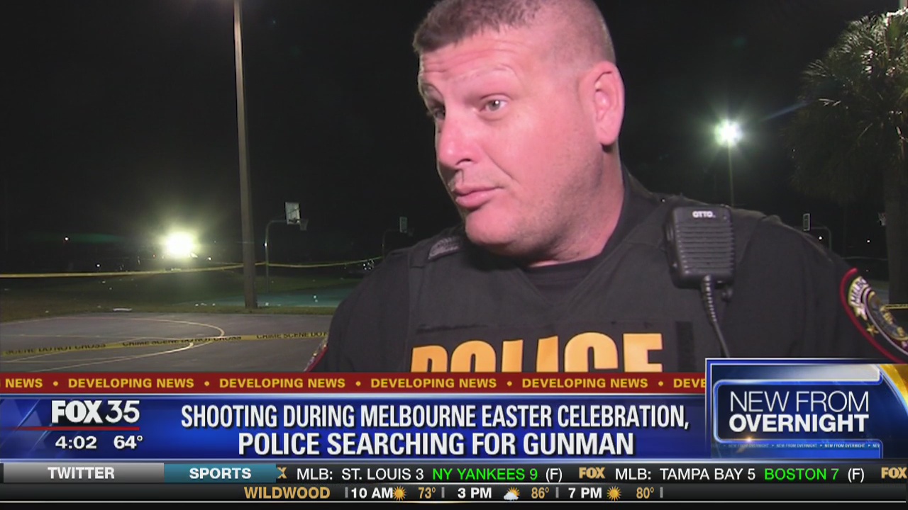 Shooting during Melbourne Easter celebration, police searching for gunman