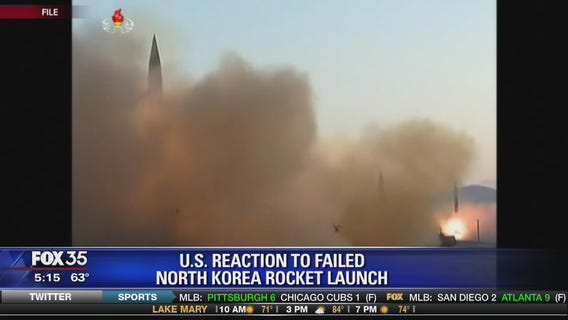 U.S. reaction to failed North Korea rocket launch