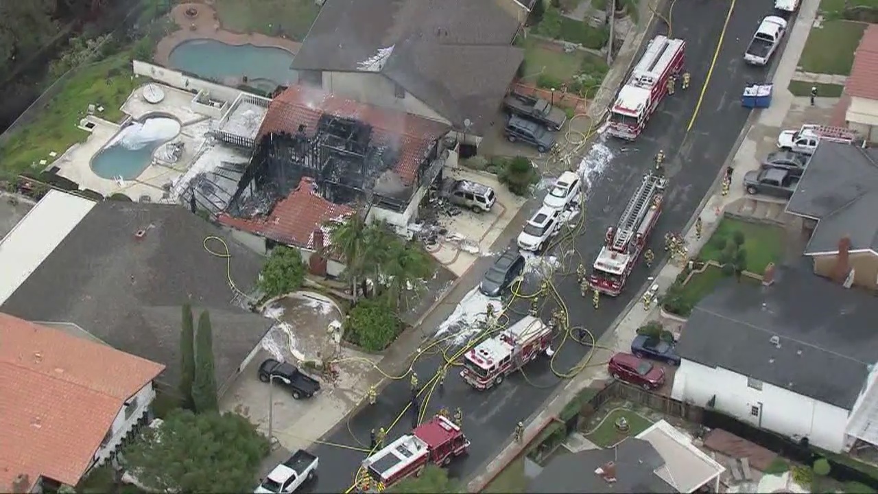 Resident reaction to plane crash in Yorba Linda