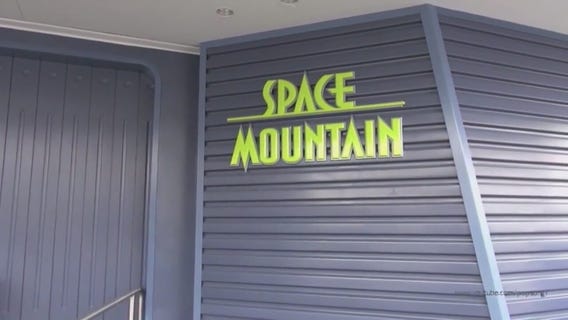 Disneyland's Space Mountain shut down after man climbs down moving ride