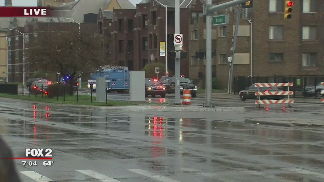 Road closures, simulated gunshots part of training exercise at Wayne State University