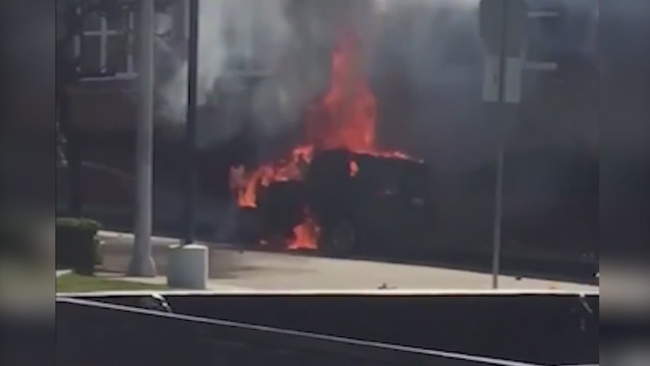 Whittier police chase ends in fiery crash, death