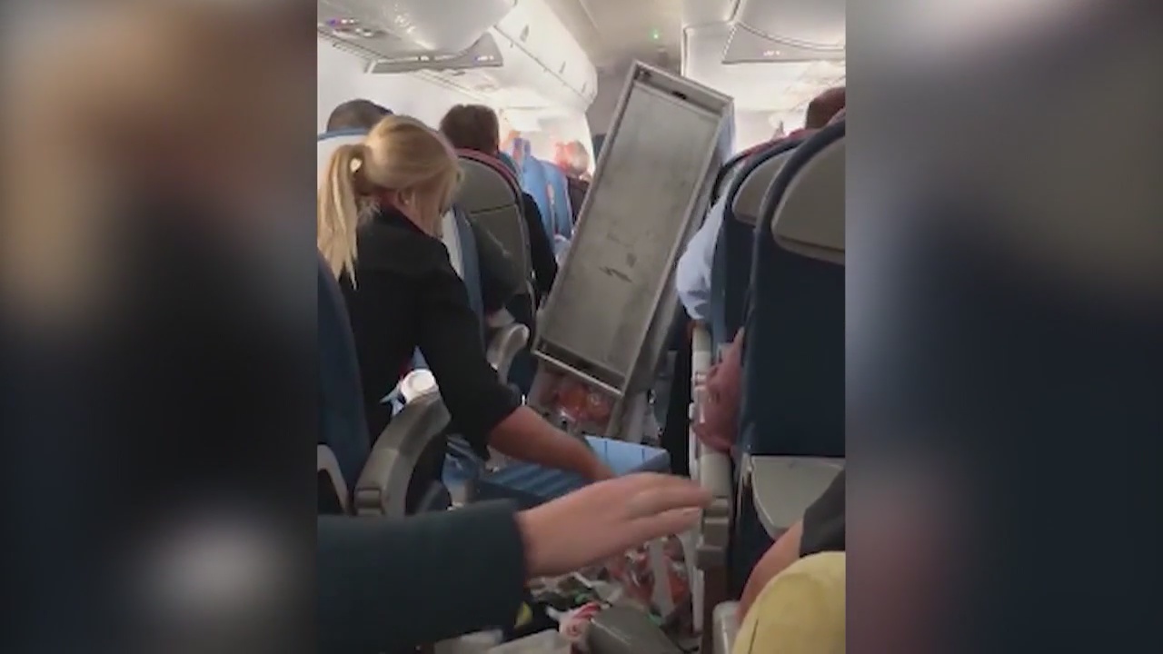 Flight makes emergency landing after turbulence