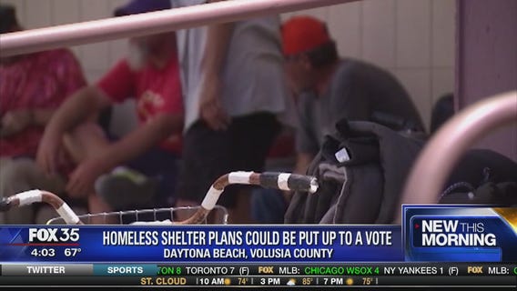 Volusia County homeless shelter plans could be put up to a vote