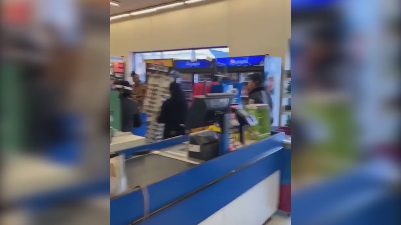 Woman gets into fight with security guard at 99 Cent Only Stores