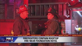 Fire at Marquette Building, future home to Adient's downtown headquarters