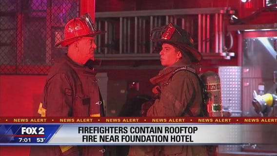 Fire at Marquette Building, future home to Adient's downtown headquarters