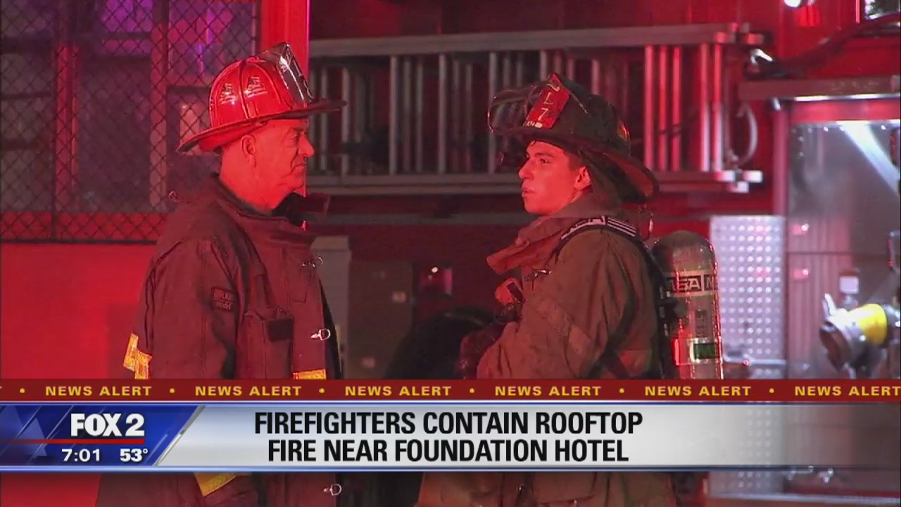 Fire at Marquette Building, future home to Adient's downtown headquarters