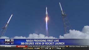 NASA providing first live 360-degree view of rocket launch