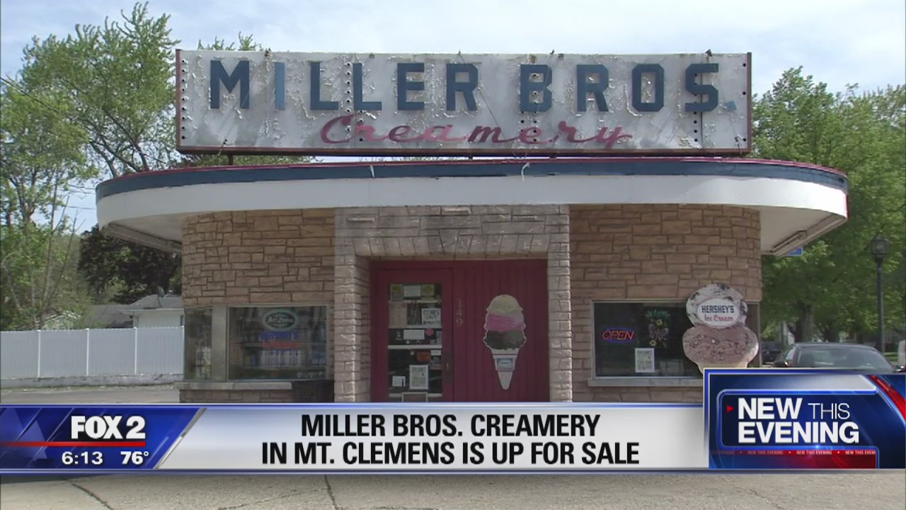 Iconic Miller Bros. Creamery up for sale in Mt. Clemens | FOX 2