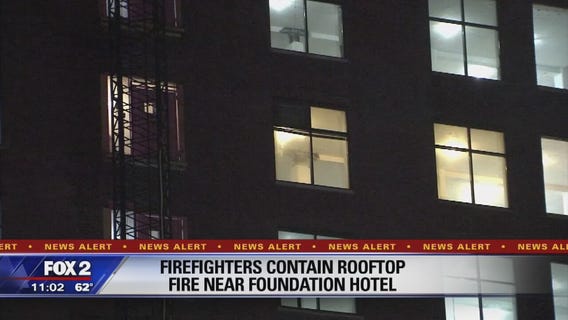 Fire at Marquette Building, future home to Adient's downtown headquarters