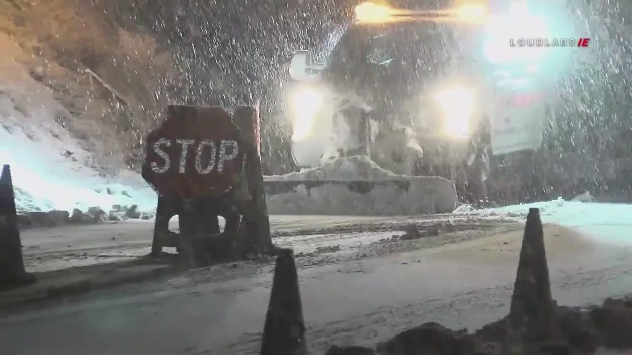 Winter storm warning for San Gabriel Mountains