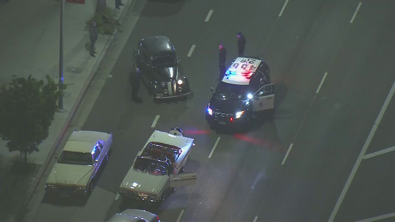 Van Nuys street takeover