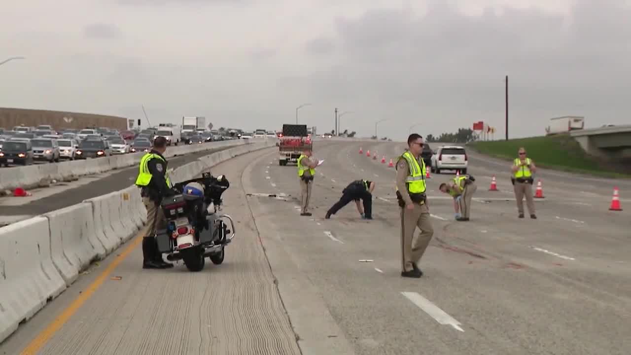 405 fatal multi-car crash in Orange County